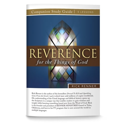 reverence for the things of god reverence for the things of god