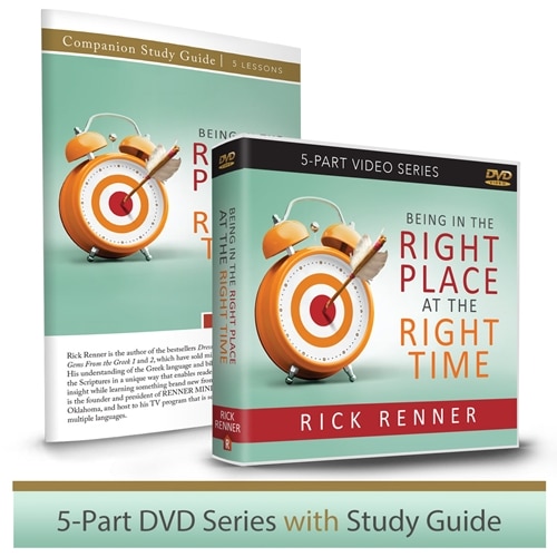 being in the right place at the right time being in the right place at the right time