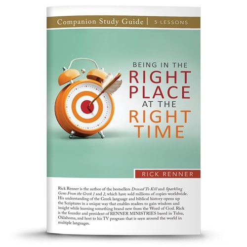 being in the right place at the right time being in the right place at the right time