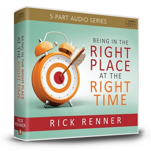 being in the right place at the right time being in the right place at the right time